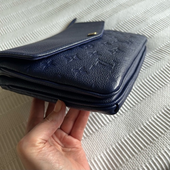 Louis Vuitton Twice Monogram Empreinte Crossbody Bag - Navy Blue - Picture 15 of 17